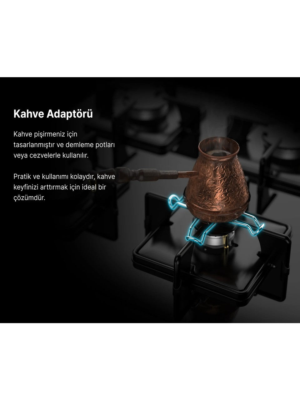 Tecna SÜO 604BE 4 Gözü Gazlı Beyaz Set Üstü Ocak